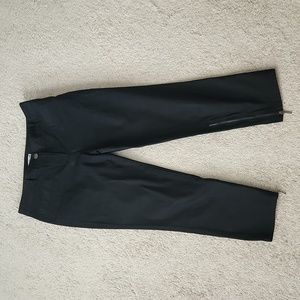 Dalia black skinny pants with side zipper 2